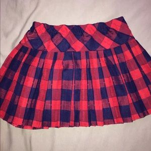 Urban Coco - Plaid School Girl Skirt - Size L